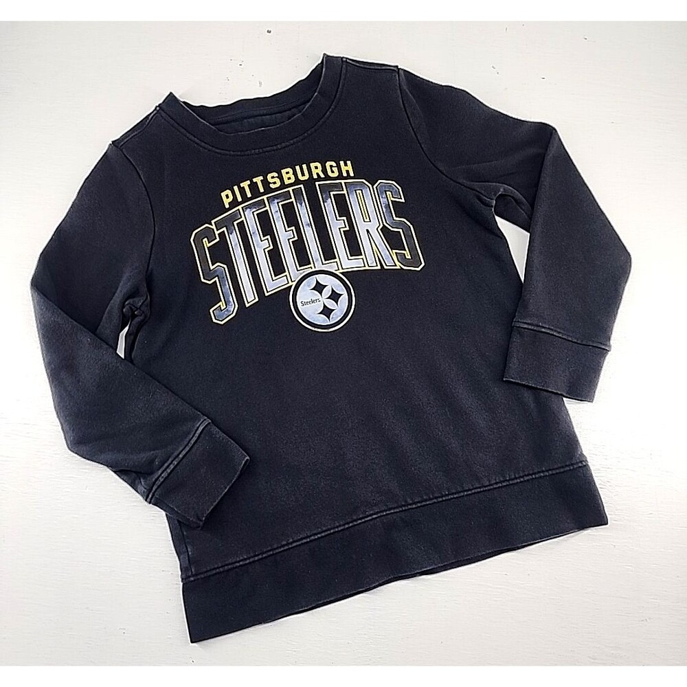 Fanatics Women's Pittsburgh Steelers Black Crewneck Sweatshirt Size‎ Large